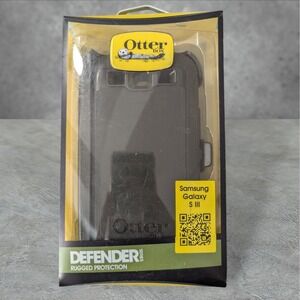 OtterBox Defender Holster Case Samsung Galaxy‎ S III Black See Description T7